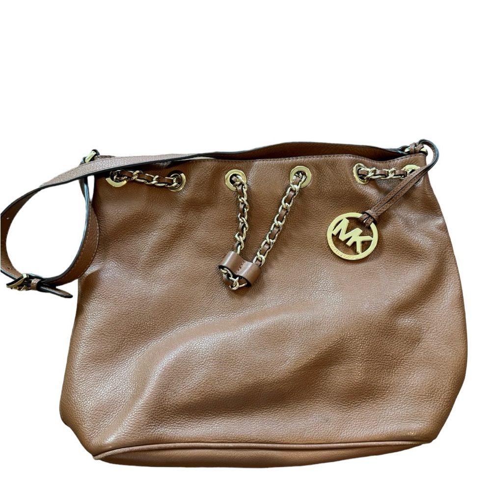 Michael Kors Frankie leather satchel bag designer purse classic contemporary